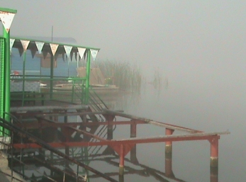 Spooky road-side cafe somewhere in Russia