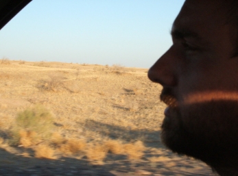Hans and the Karakum desert